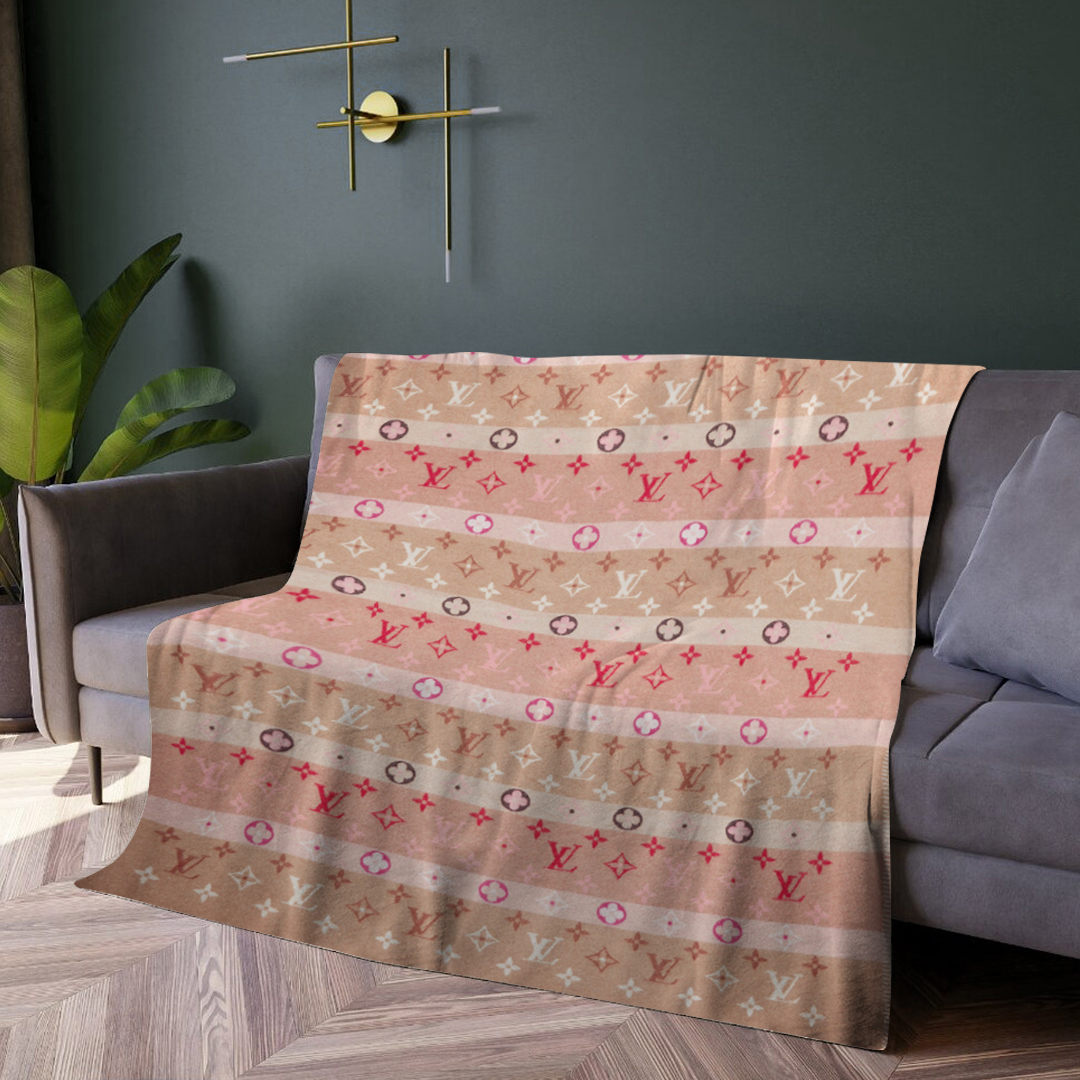 Luxury brand fashion premium blanket fleece home decor clothing special gift 23