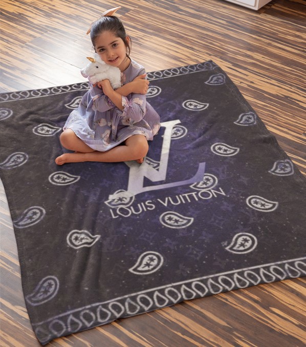 Luxury brand fashion premium blanket fleece home decor clothing special gift 33
