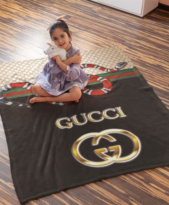 Luxury brand fashion premium blanket fleece home decor clothing special gift 48