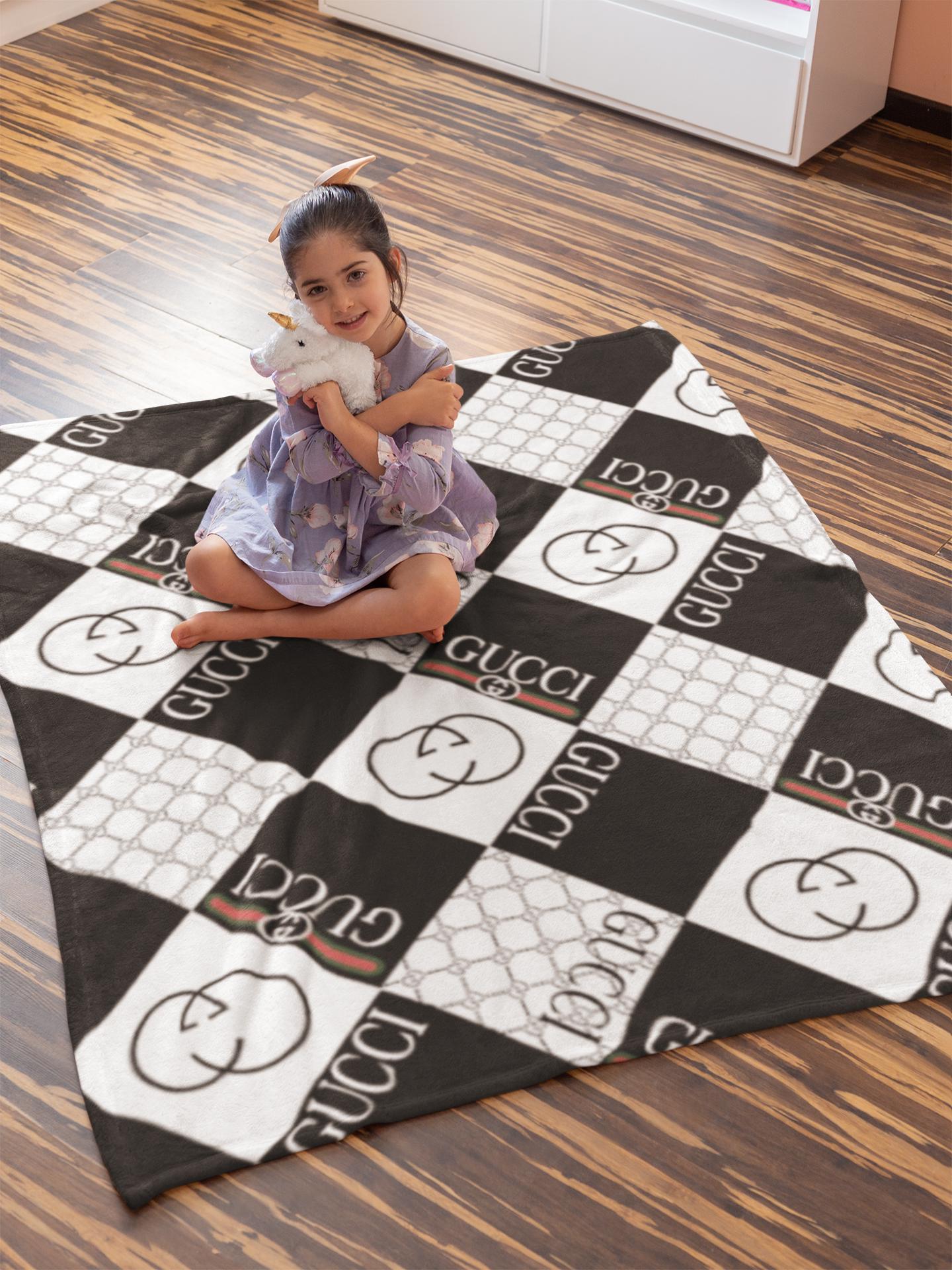 Luxury brand fashion premium blanket fleece home decor clothing special gift 82