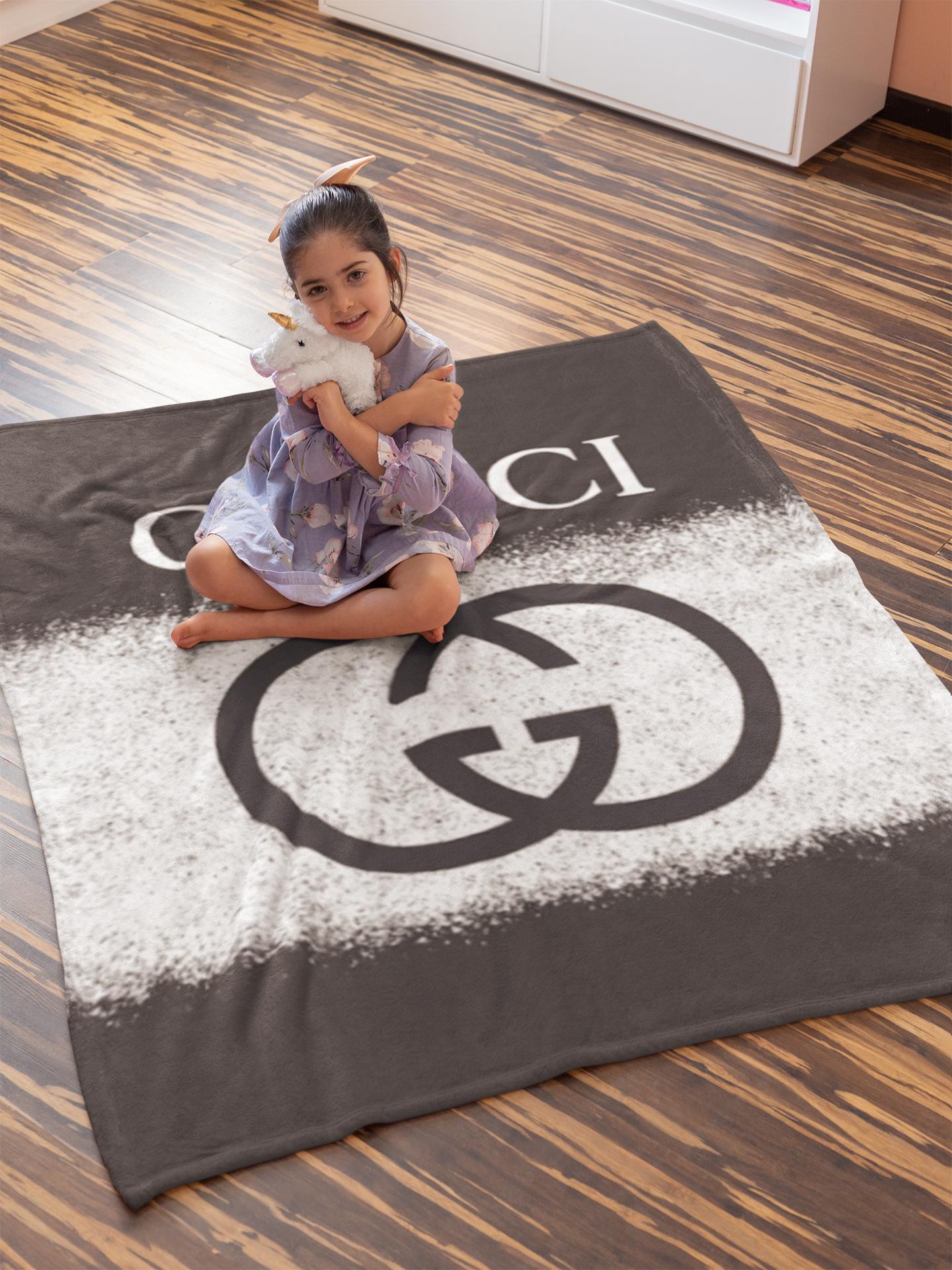 Luxury brand fashion premium blanket fleece home decor clothing special gift 85