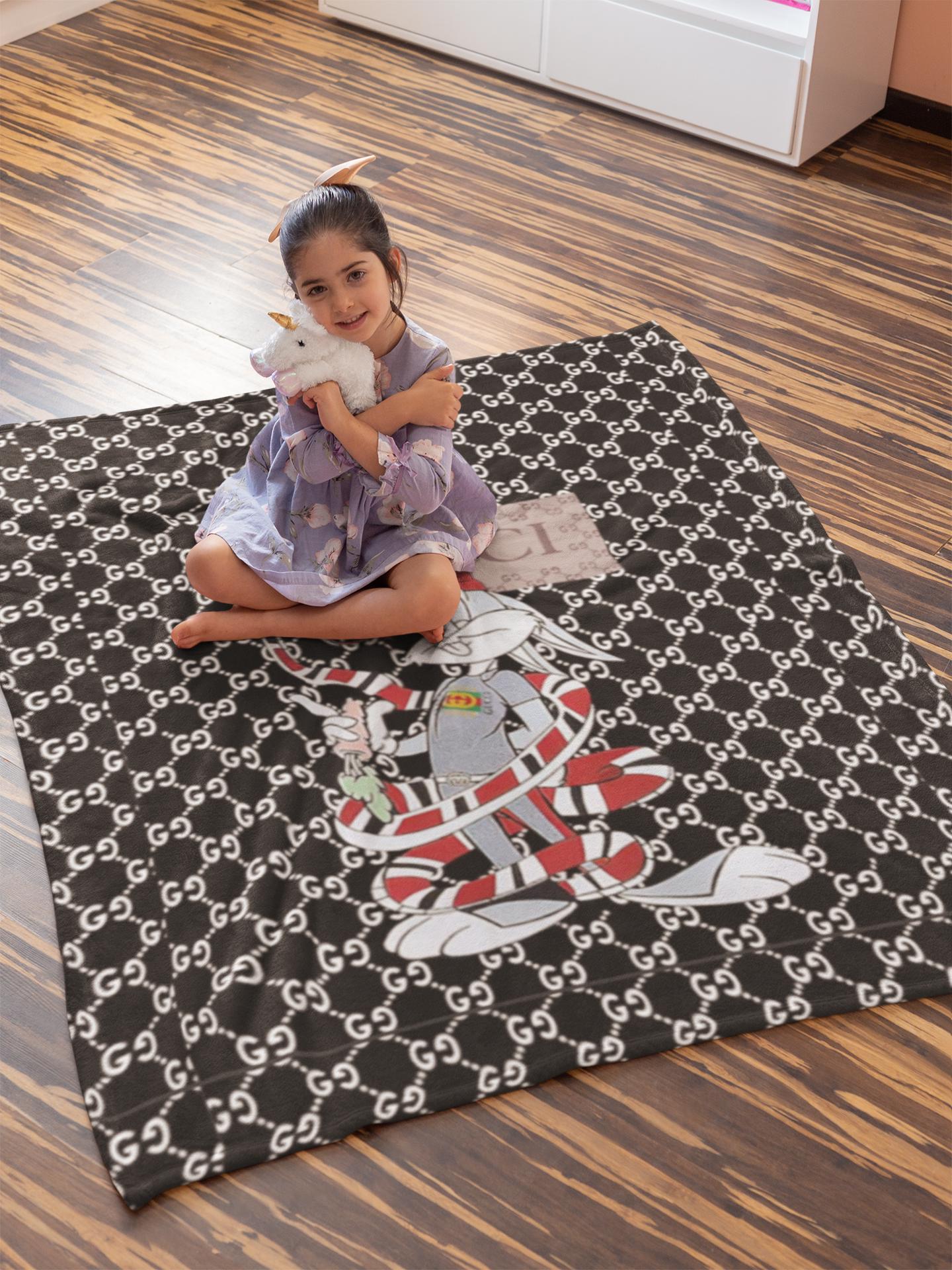 Luxury brand fashion premium blanket fleece home decor clothing special gift 91