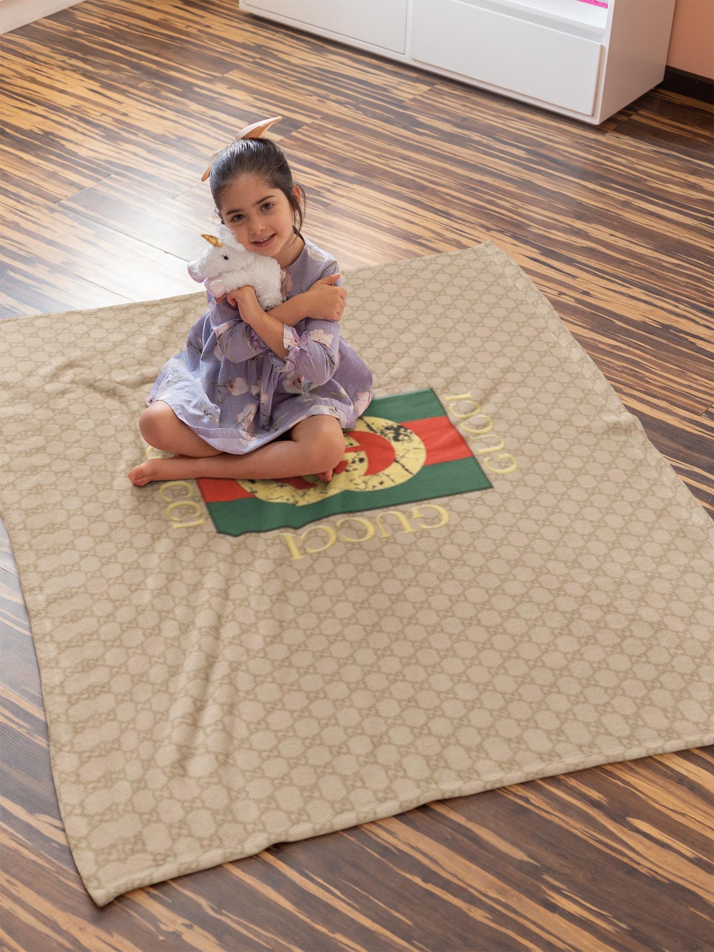 Luxury brand fashion premium blanket fleece home decor clothing special gift 92