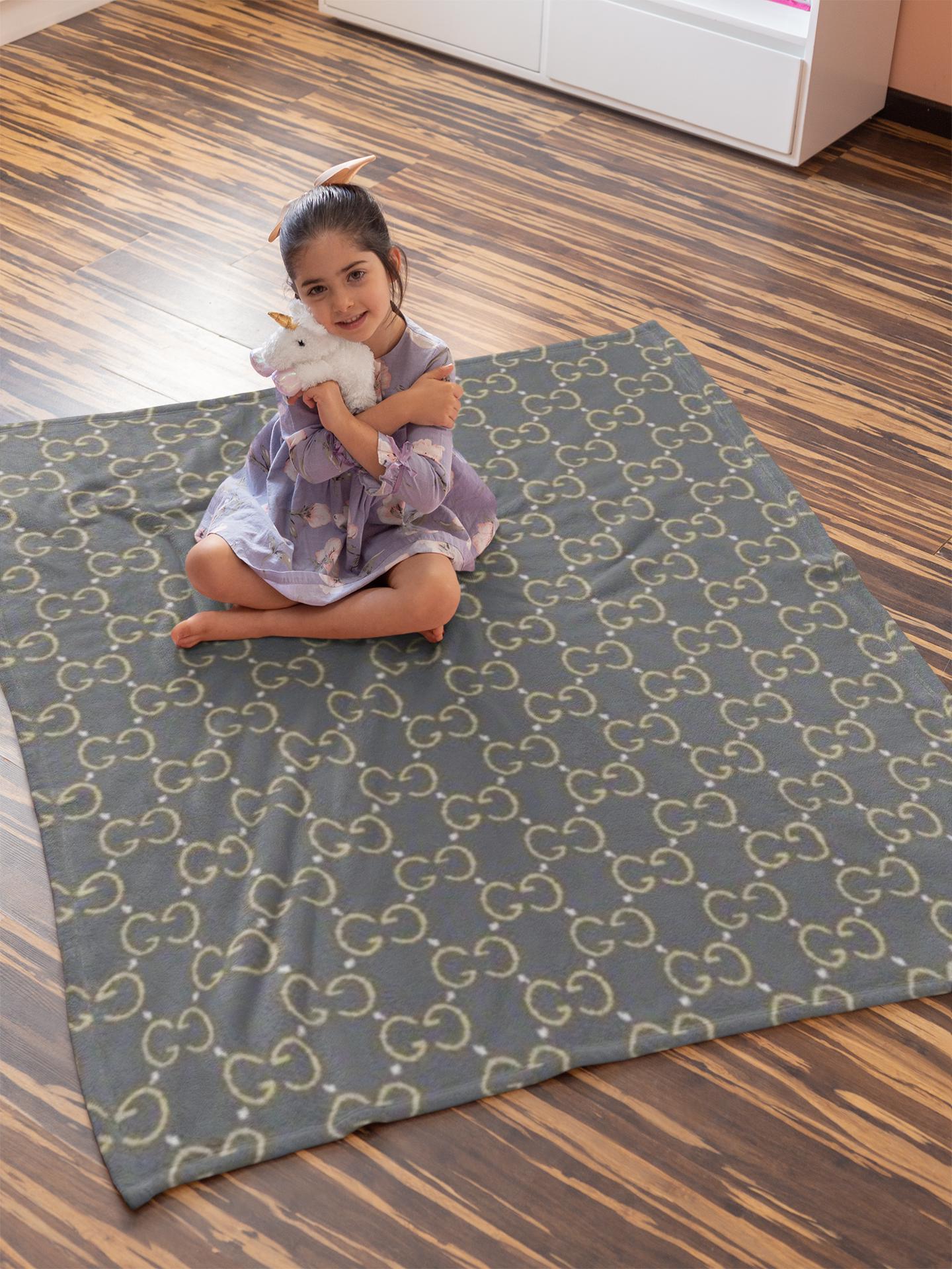 Luxury brand fashion premium blanket fleece home decor clothing special gift 95