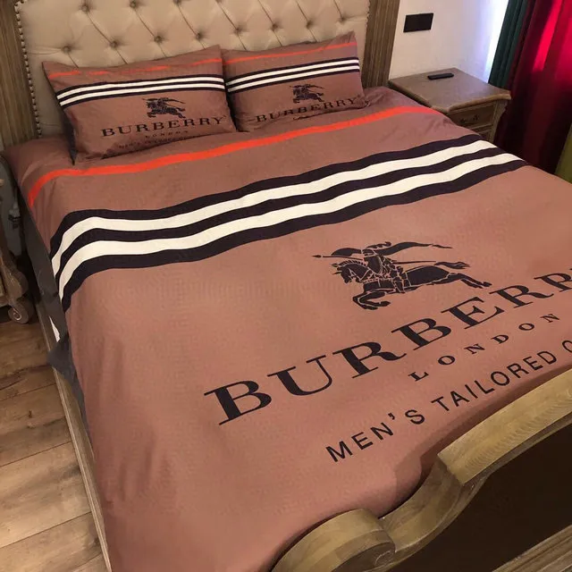 Burberry Hot Bedding Set 3d Printed Bedding Sets Quilt Sets Duvet Cover Luxury Brand Bedding Decor Bedroom Sets