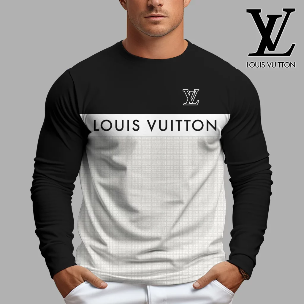 Louis Vuitton Luxury Brand Unisex Premium Long Sleeves Shirt Special Outfit For Men Women