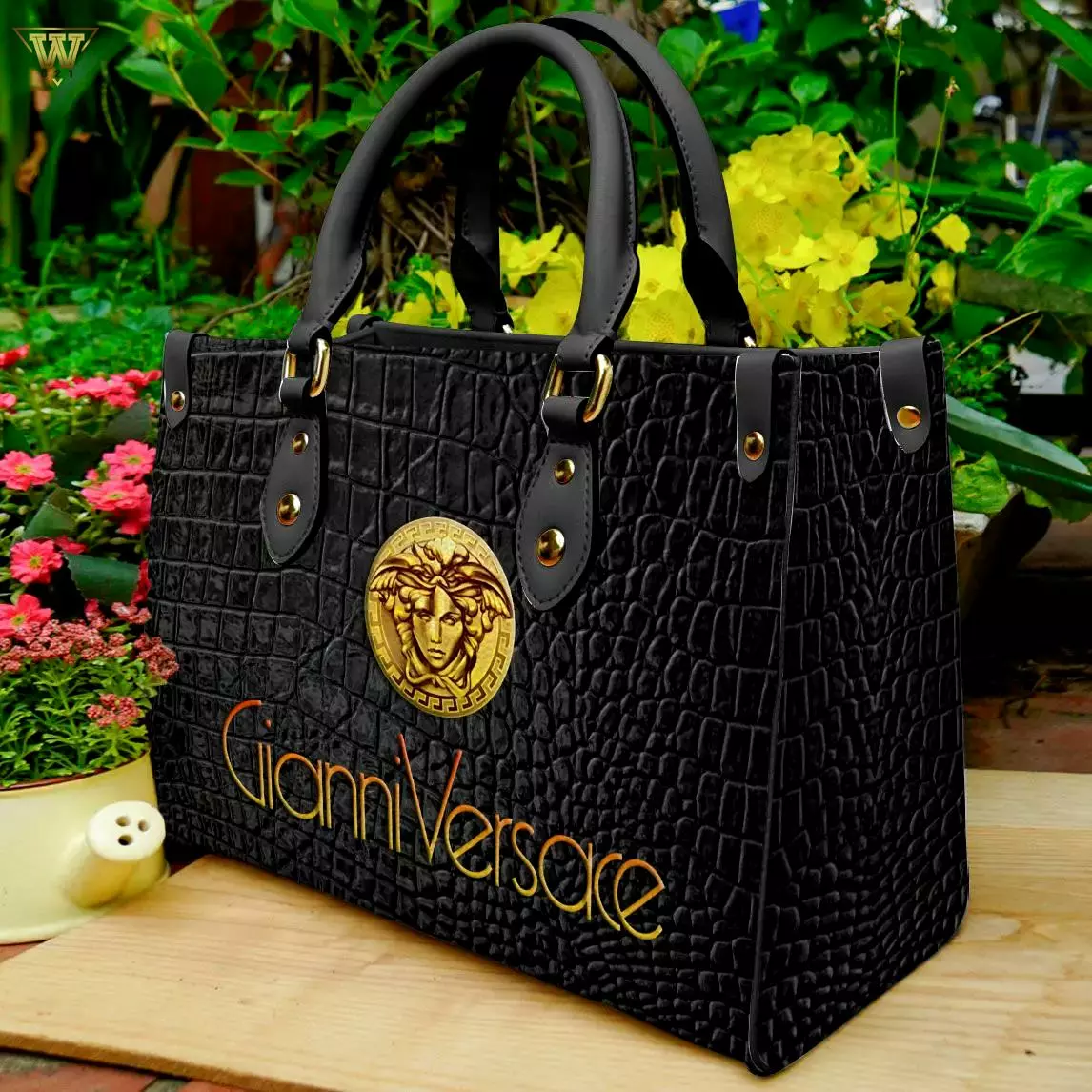 Versace Medusa Black Luxury Brand Premium Women Handbag Luxury Brand For Beauty