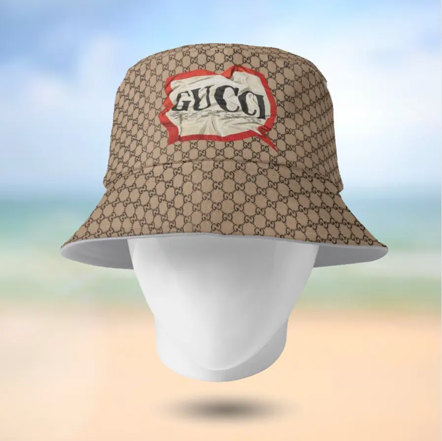 Gucci Brown Bucket Hat Luxury Brand Premium Accessories For Men Women