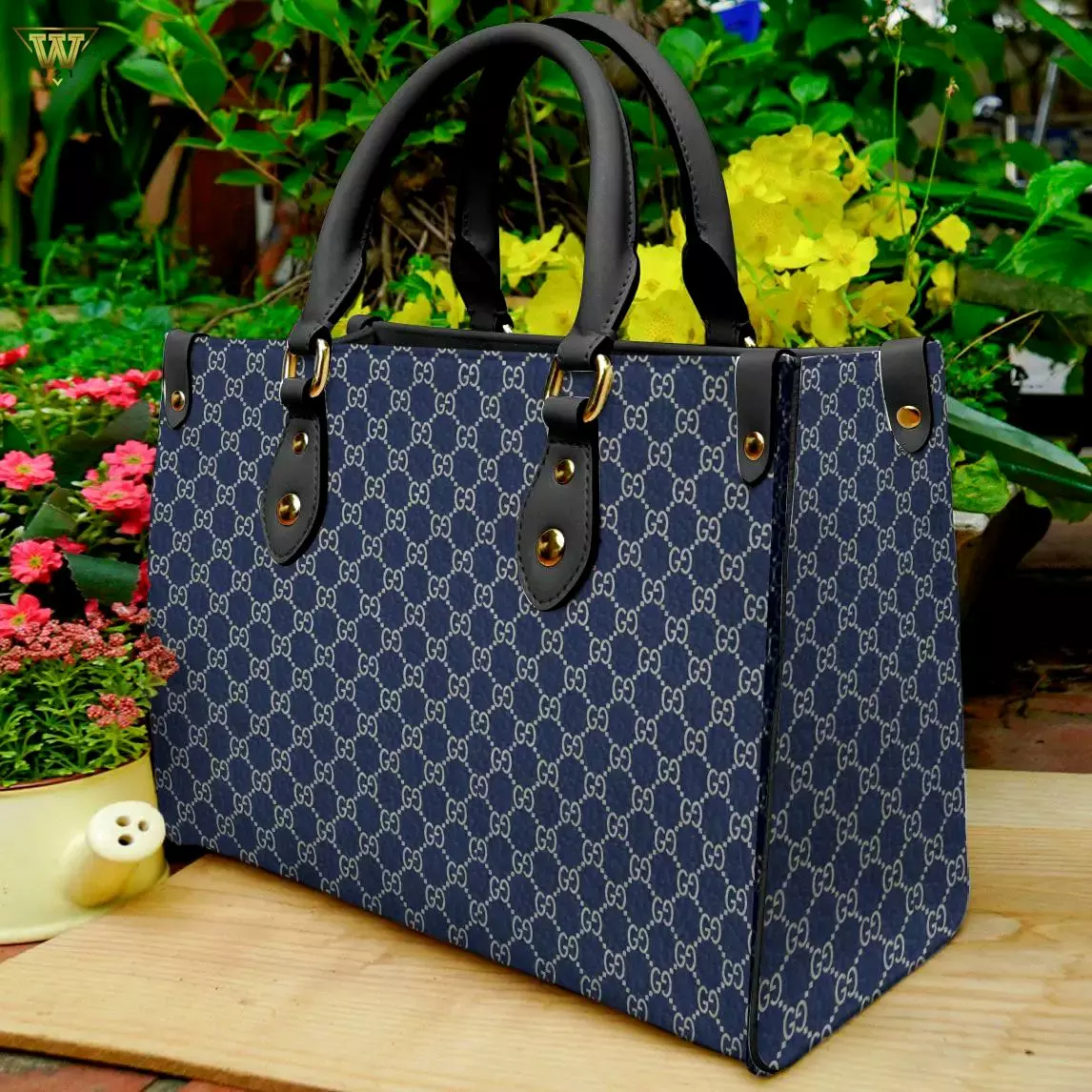 Gucci Blue Women Small Handbag Luxury Brand Premium Accessories For Beauty
