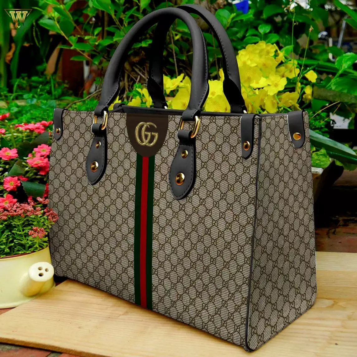Gucci GC Brown Women Small Handbag Luxury Brand Premium Accessories For Beauty