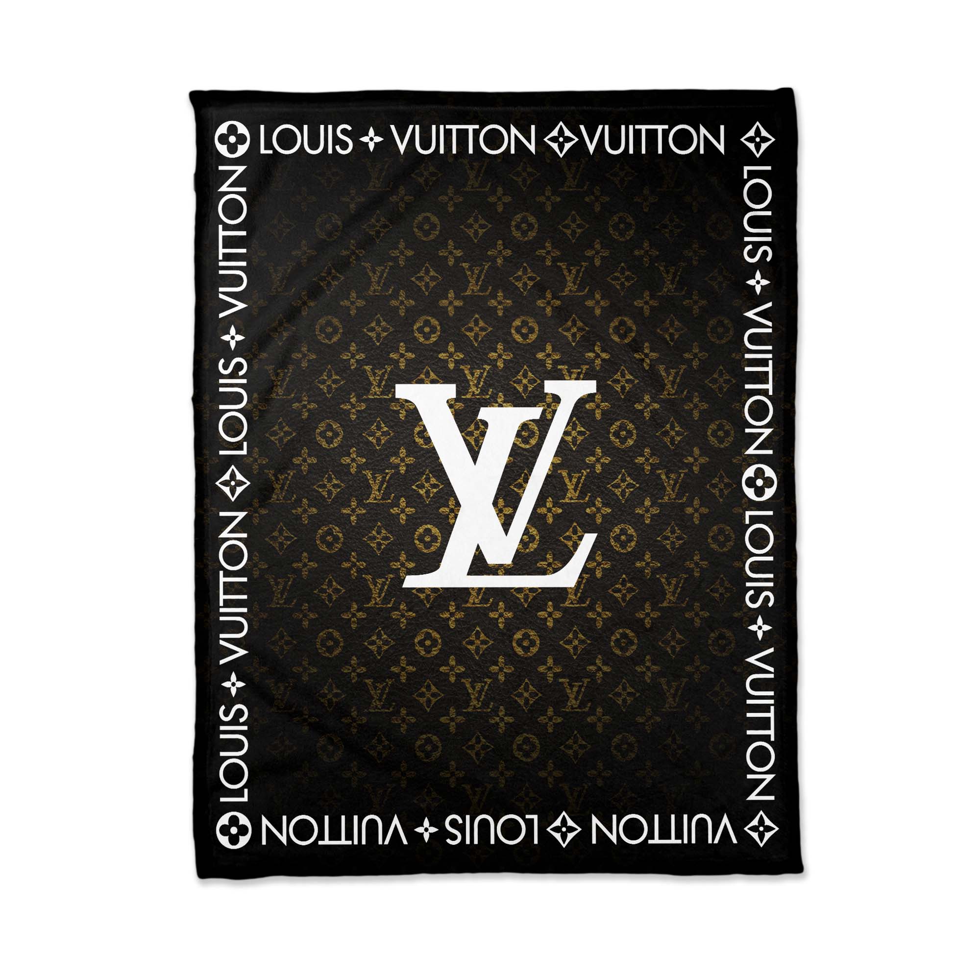 Louis Vuitton LV Brown Luxury Brand Premium Blanket Fleece Home Decor Special Fashion Collection