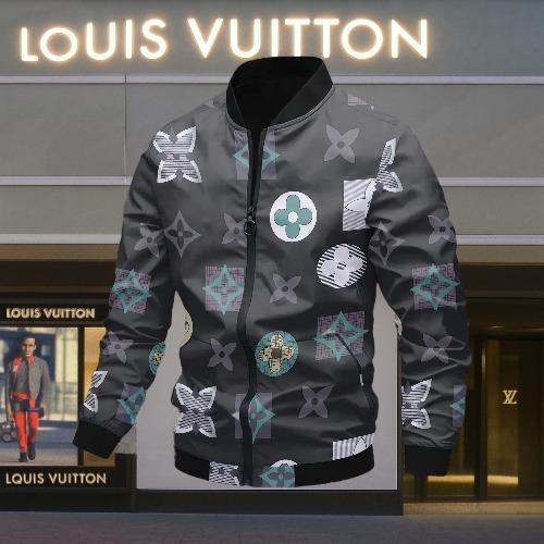 Louis Vuitton Pattern Luxury Brand Varsity Jacket Premium Fashion Style Collection Special Outfits