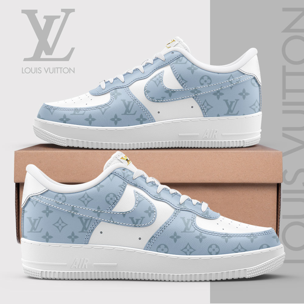 Louis Vuitton Nike Logo Limited Luxury Brand Air Force 1 Sneakers Premium Shoes Fashion Style Collection For Men Women