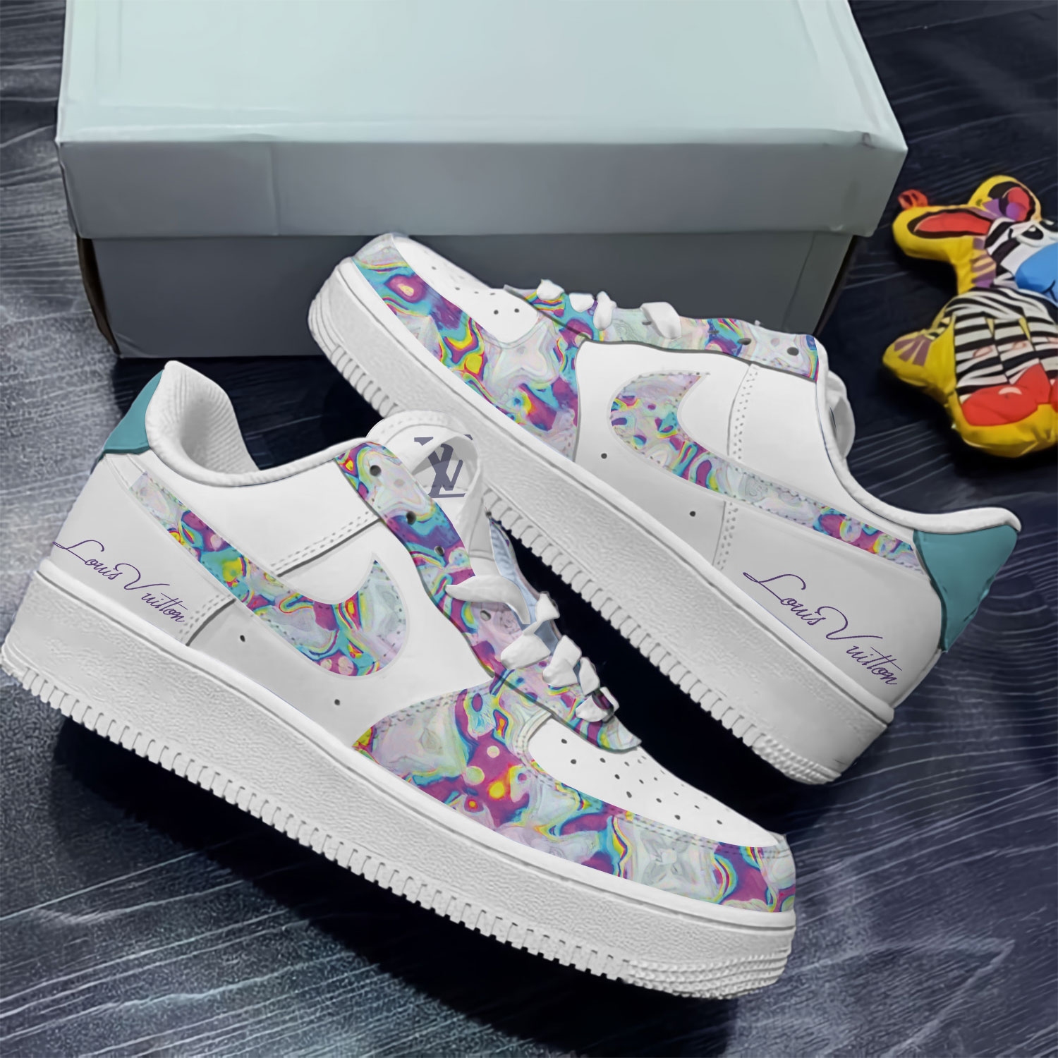 Louis Vuitton Nike Hot Luxury Brand Air Force 1 Sneakers Premium Shoes Fashion Style Limited Collection For Men Women