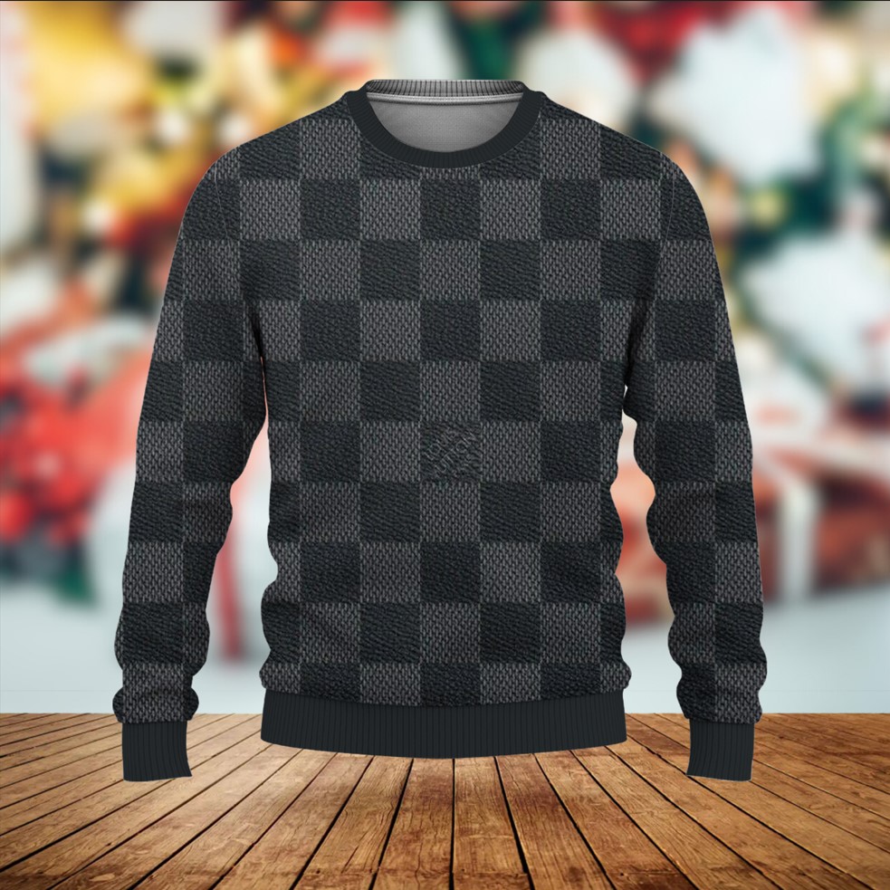 Louis Vuitton LV Paris Black Luxury Brand Premium Sweatshirt Sweater Fashion Style Special Collection Outfit For Men Women