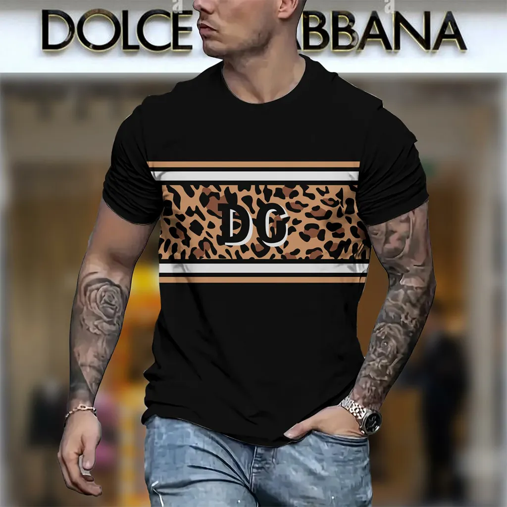 Dolce & Gabbana Black Luxury Brand Premium Unisex T-Shirt Fashion Style Outfit For Men Women