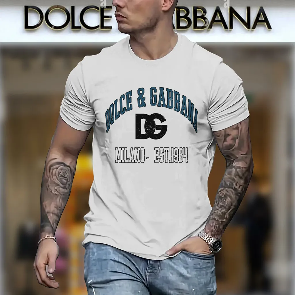 Dolce & Gabbana Milano EST 1984 Luxury Brand Premium Unisex T-Shirt Fashion Style Outfit For Men Women