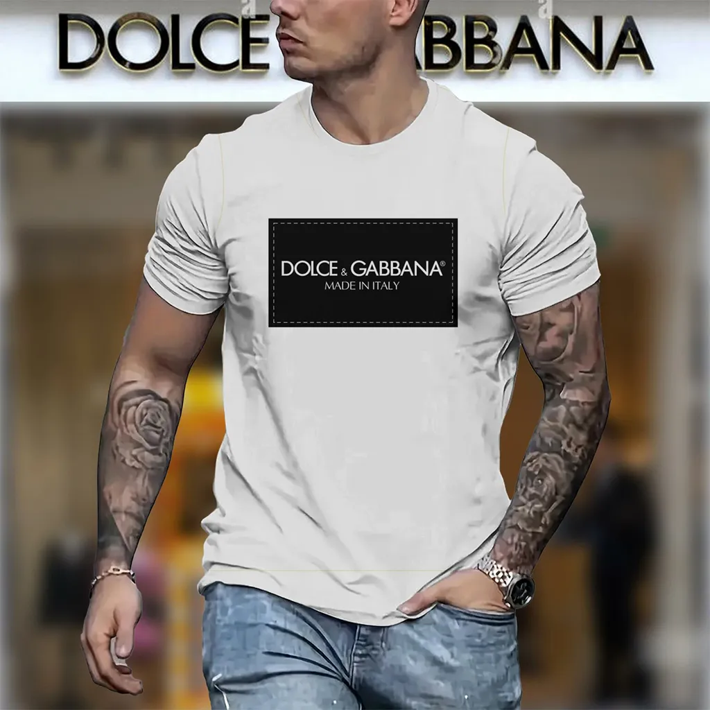 Dolce & Gabbana Made In Italy Luxury Brand Premium Unisex T-Shirt Fashion Style Outfit For Men Women