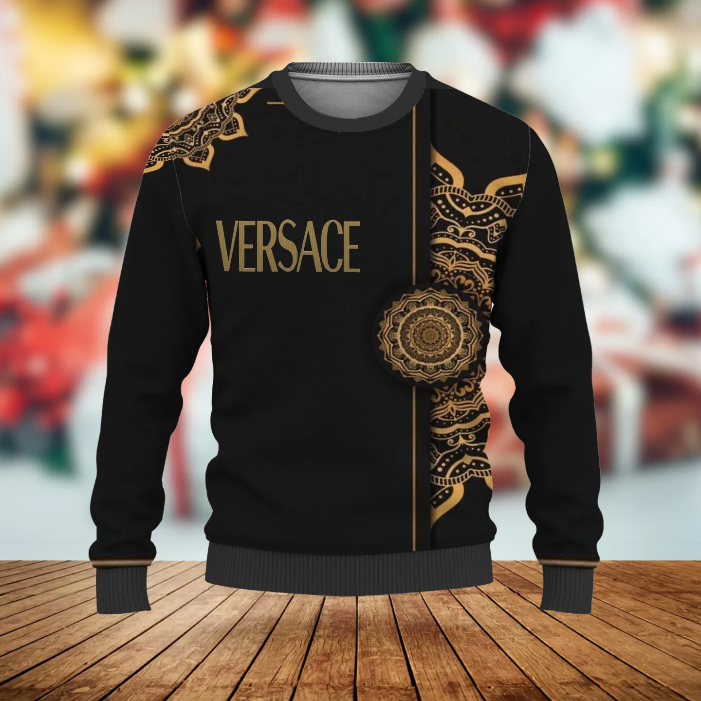 Versace Medusa Black Luxury Brand Premium Sweatshirt Sweater Fashion Style Special Collection Outfits For Men Women