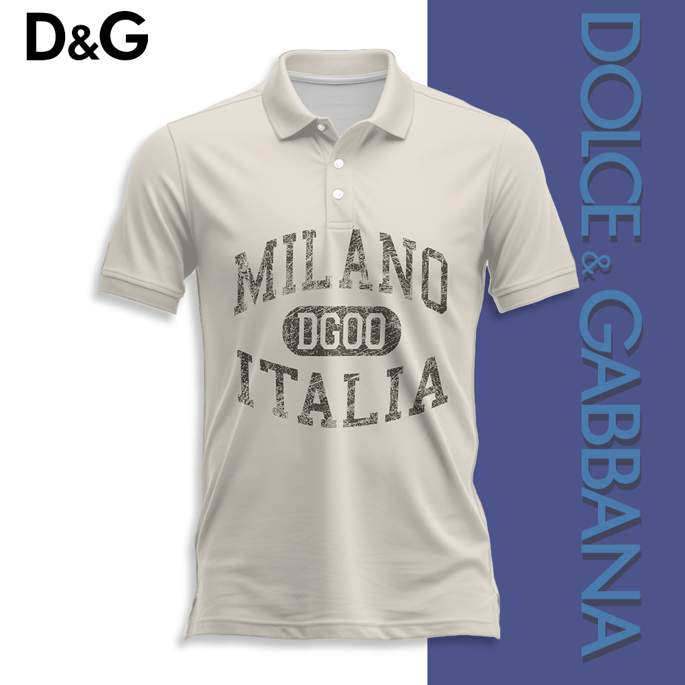 Dolce & Gabbana Milano Italia Luxury Brand Polo Shirt Fashion Style Premium Outfit Special Collection For Men Women