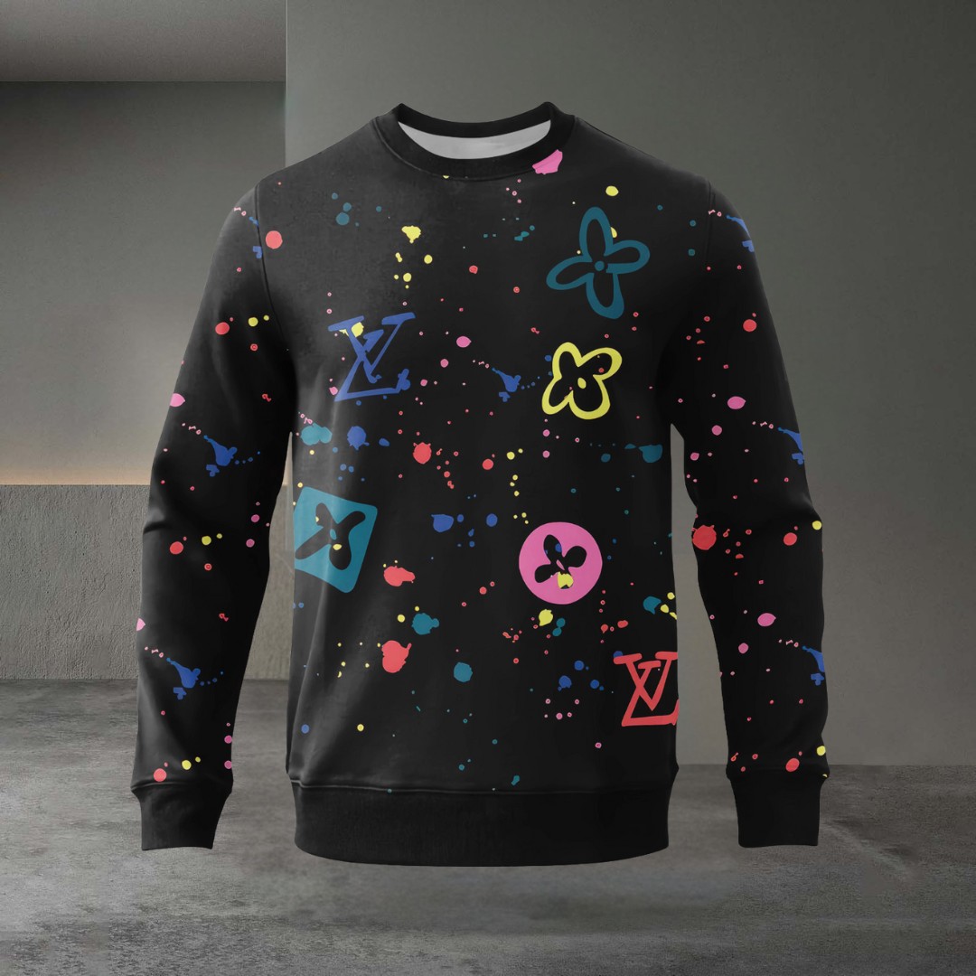 Louis Vuitton Luxury Brand Premium Sweatshirt Sweater Fashion Style Collection Special Outfit For Men Women