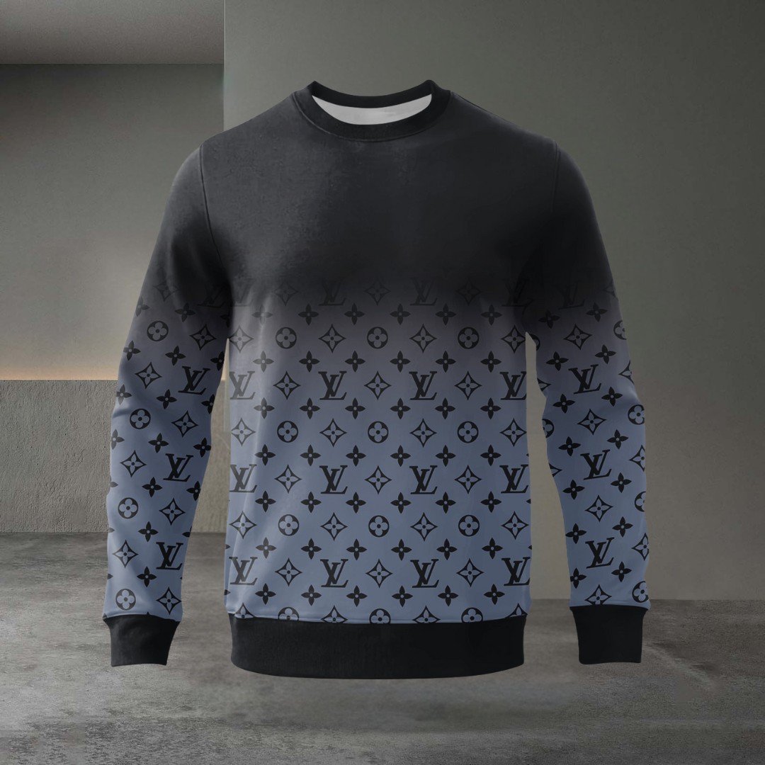 Louis Vuitton LV Logo Luxury Brand Premium Sweatshirt Sweater Fashion Style Collection Special Outfit For Men Women