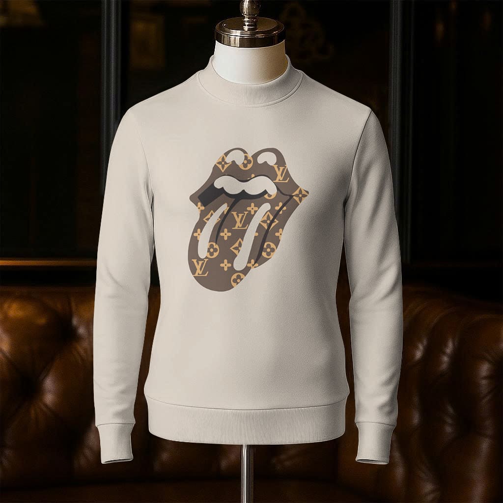 Louis Vuitton LV Lips Luxury Brand Sweatshirt Sweater Fashion Style Premium Collection Special Outfit For Men Women