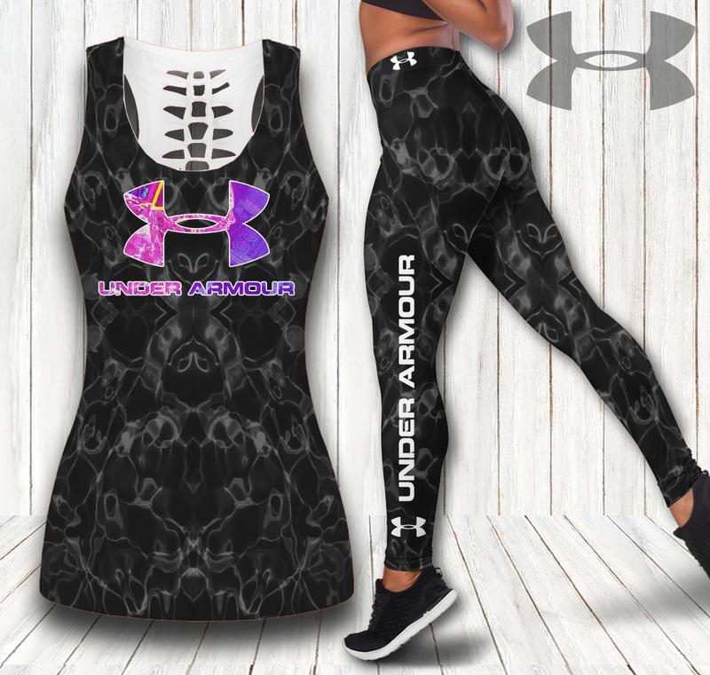 Under armour tank top leggings sport clothing clothes outfit gym for women 46 htls