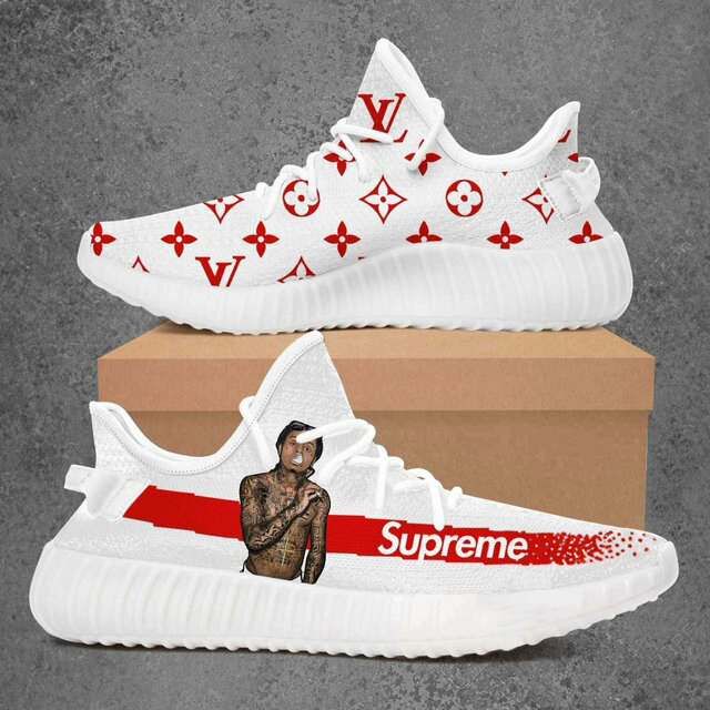Buy louis vuitton supreme lil wayne yeezy boost shoes sport sneakers best lv gifts for men women 106 yzes