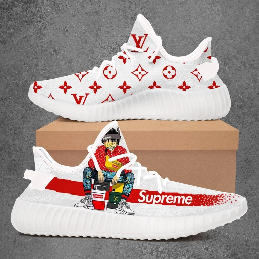 Buy louis vuitton supreme one piece yeezy boost shoes sport sneakers best lv gifts for men women 67 yzes