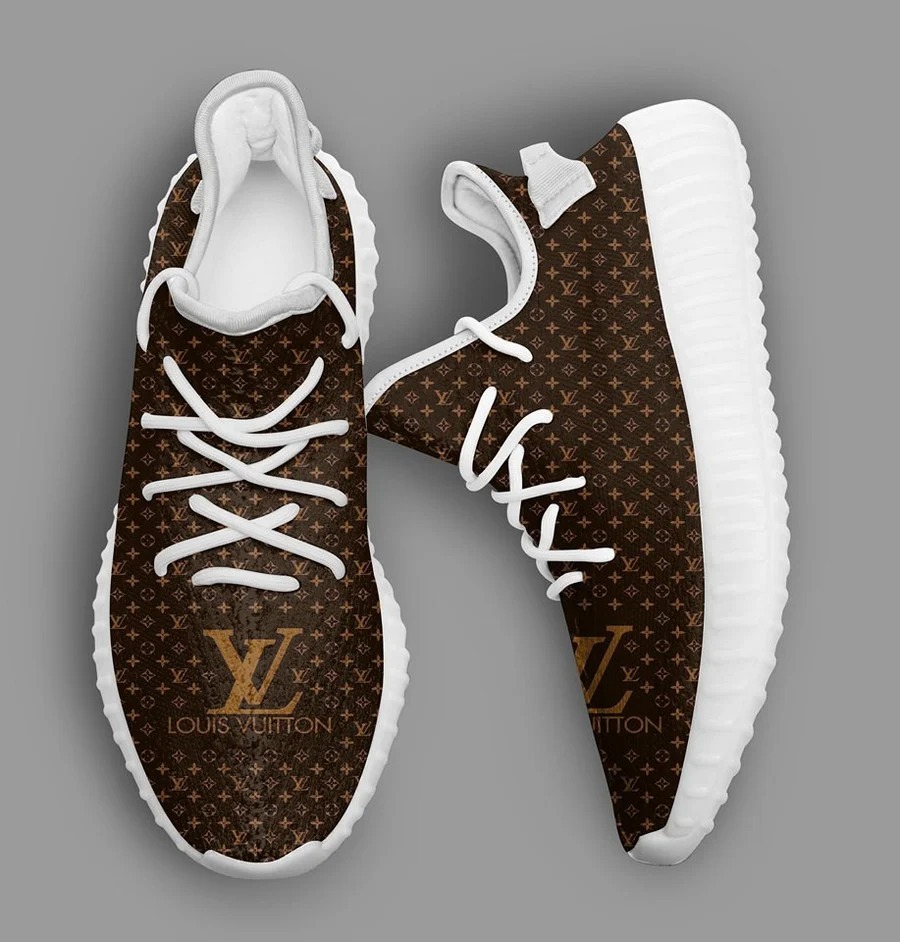 Buy louis vuitton white brown yeezy boost shoes sport sneakers best lv for men women 61 yzes