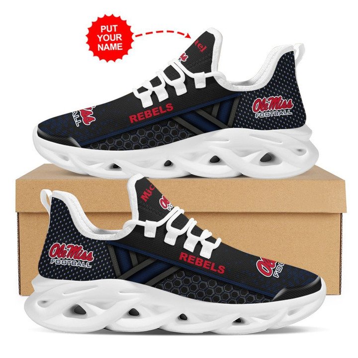 Ole miss rebels shoes max soul luxury ncaa2 personalized gift for fans 84 msl