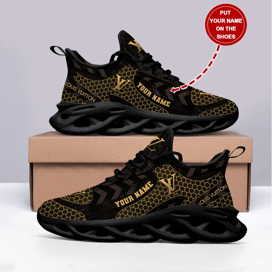 Personalized louis vuitton max soul shoes sneakers lv luxury hot for men women 41 msl