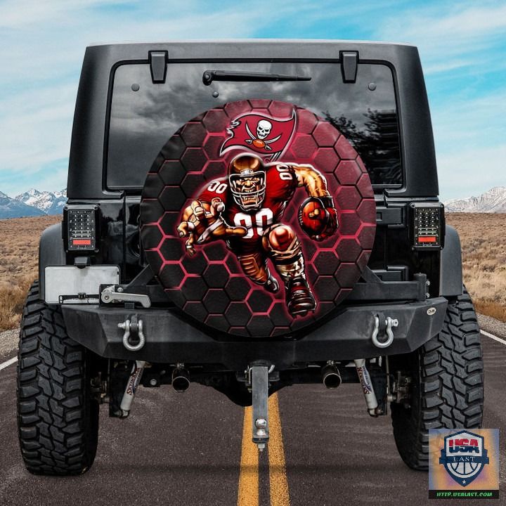 Tampa bay buccaneers nfl mascot spare tire cover
