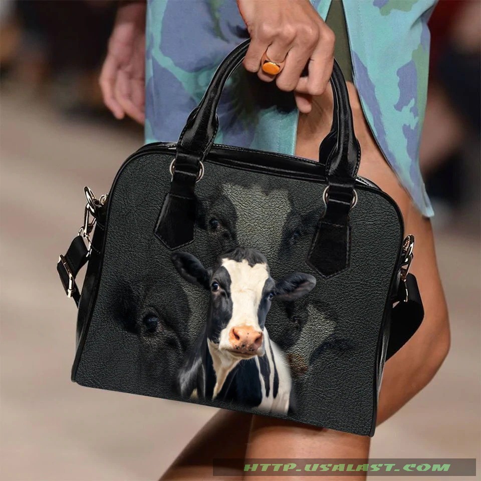 Cow face shoulder handbag luxury