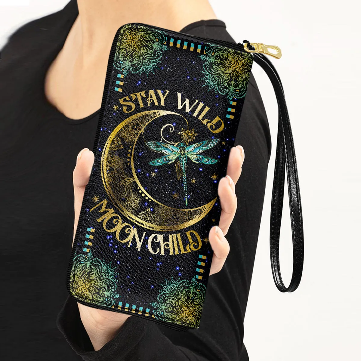 Dragonfly Moon Child Women Purse Accessories For Beauty