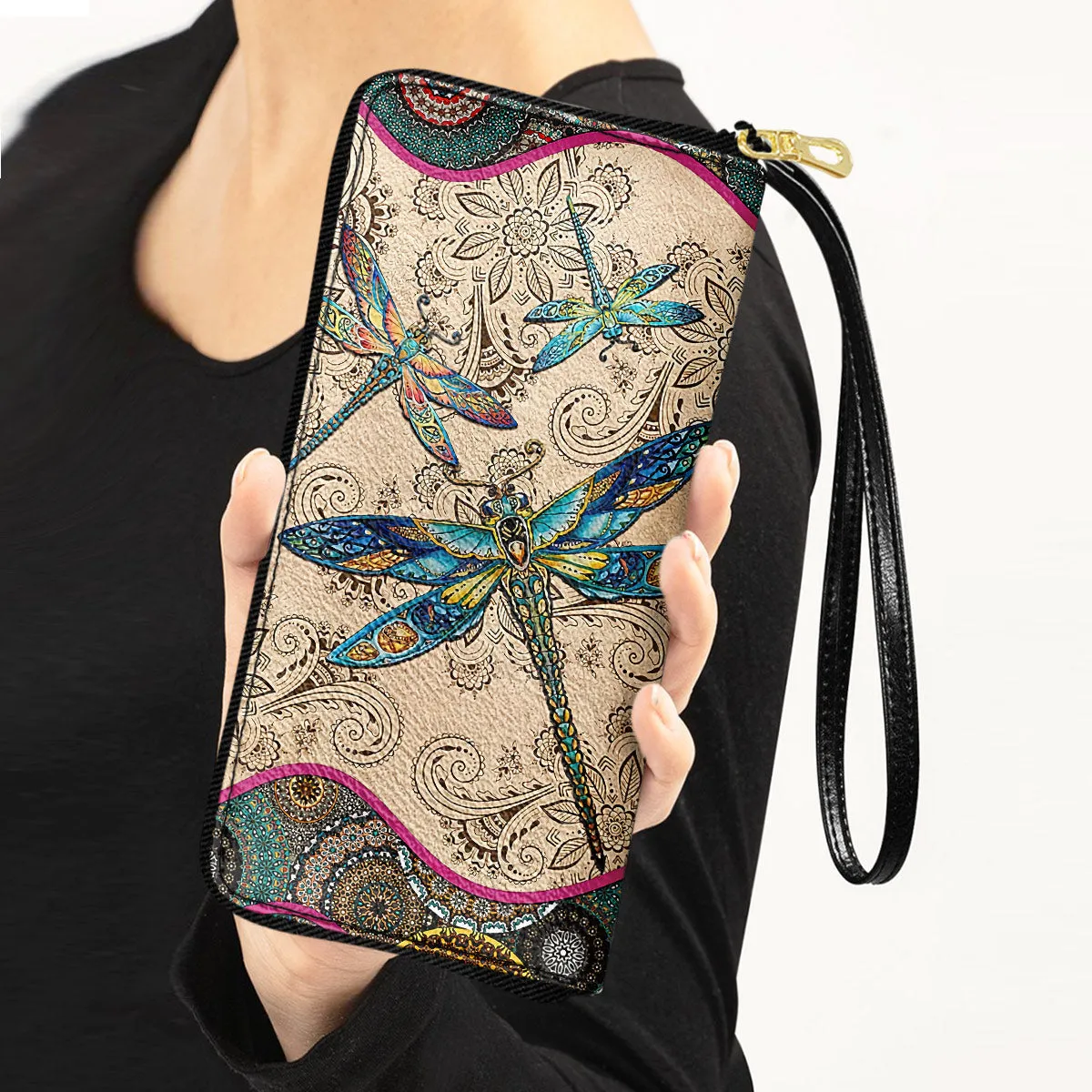 Dragonfly Mandala Women Purse Accessories For Beauty