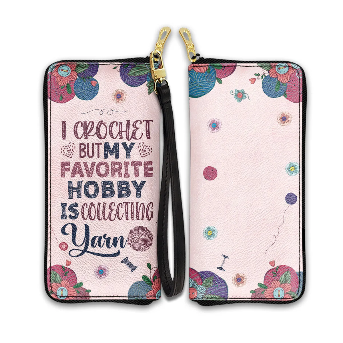Crochet I Crochet But My Favorite Hobby Is Collecting Yarn Women Purse Accessories For Beauty