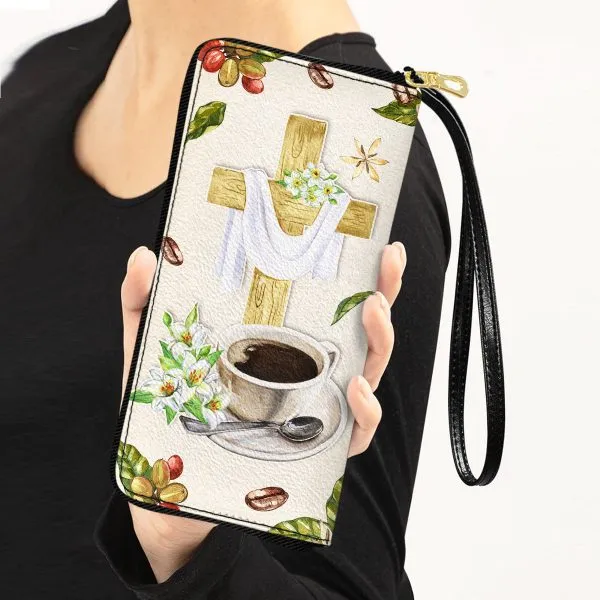 Coffee Drink Coffee And Follow Jesus Women Purse Accessories For Beauty
