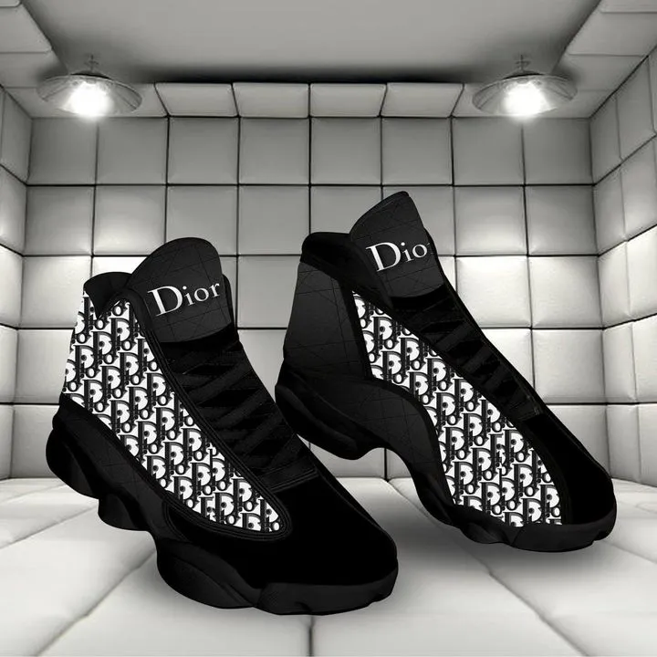 Dior Black White Air Jordan 13 Sneakers Gift For Men Women