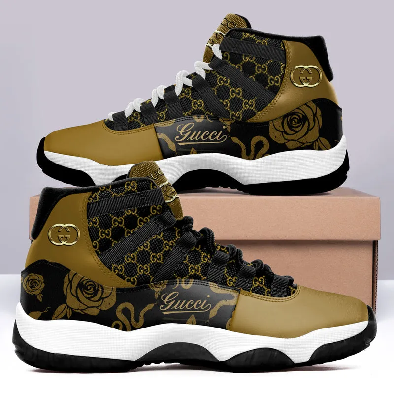 Gucci Roses Black Air Jordan 11 Sneakers Sport Shoes Fashion For Men Women