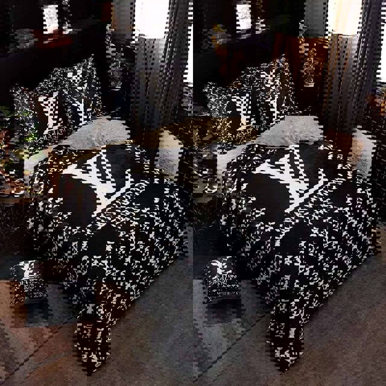 Luxury brand fashion bedding set premium duvet cover special gift home decor 361