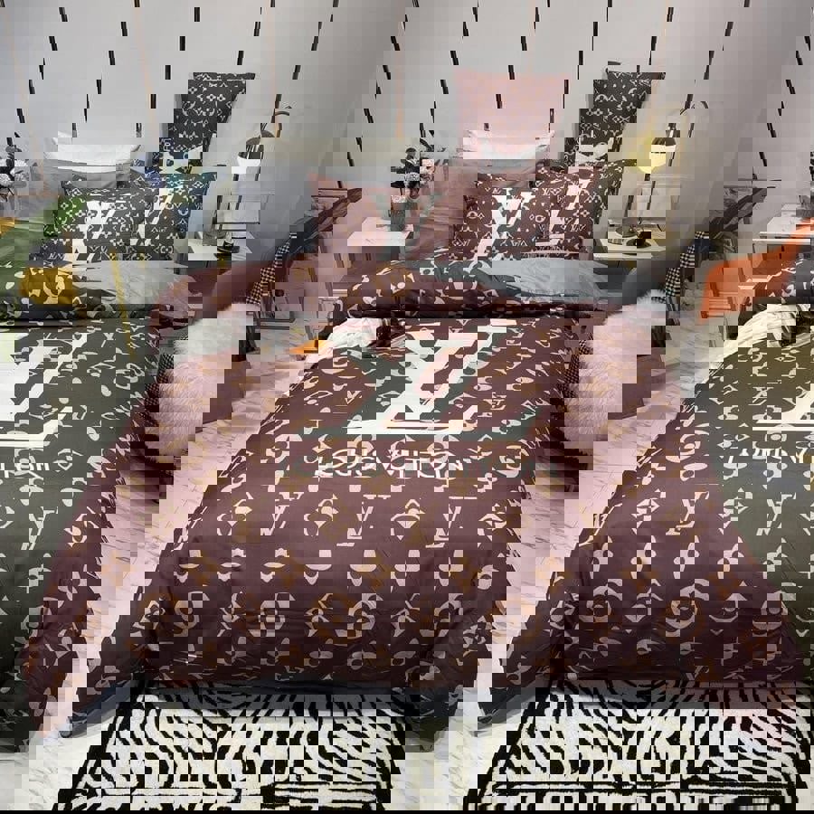 Luxury brand fashion bedding set premium duvet cover special gift home decor 364