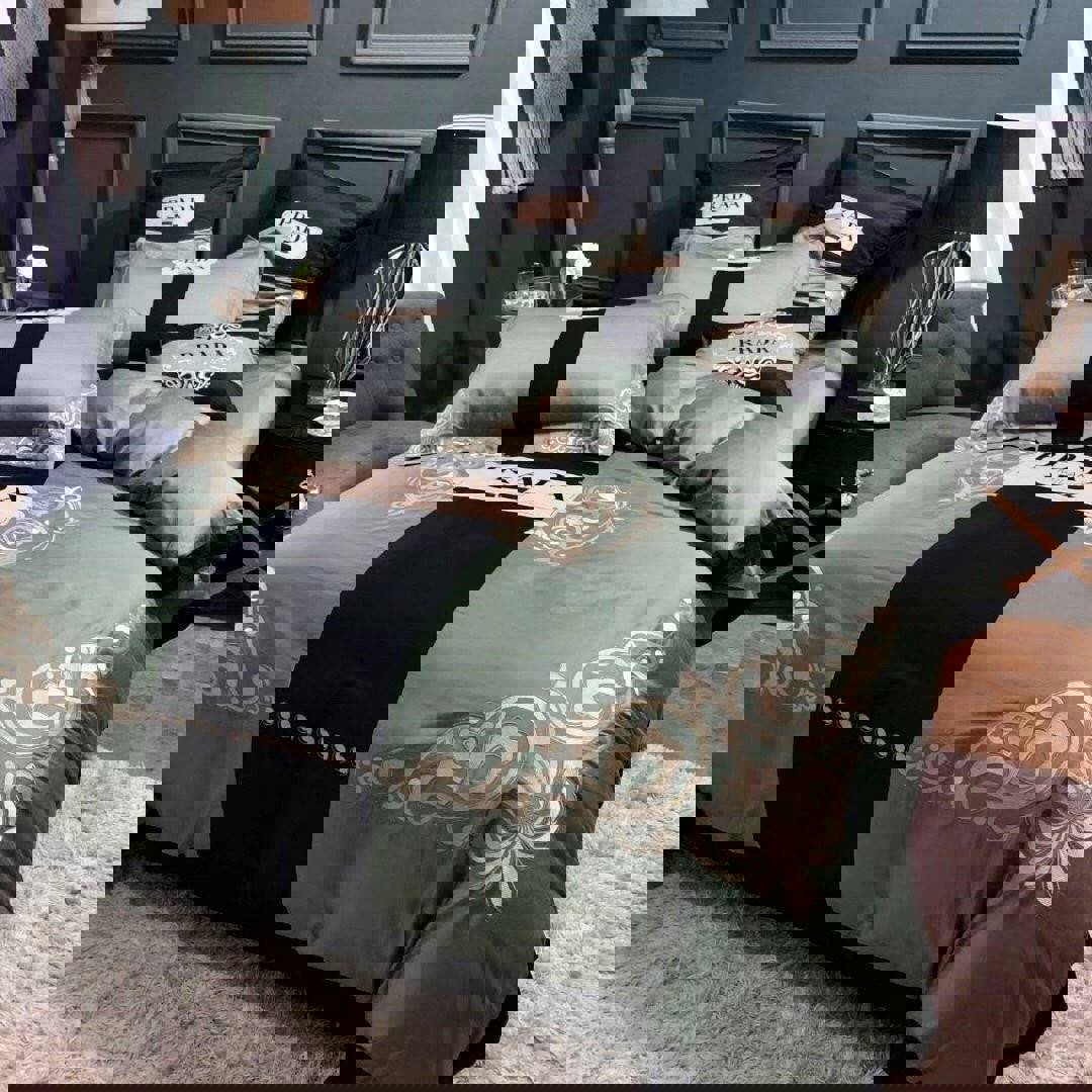 Luxury brand fashion bedding set premium duvet cover special gift home decor 370