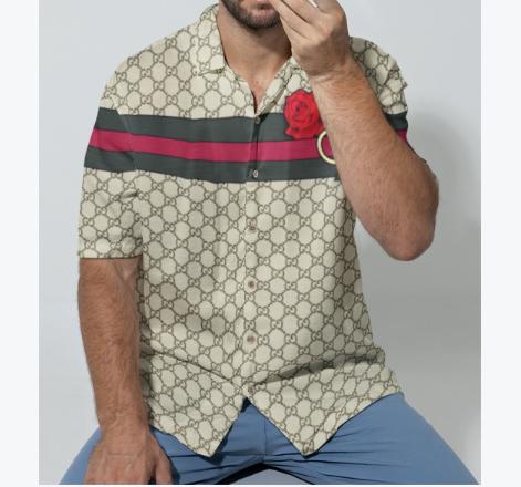 Luxury brand fashion hawaii shirt premium summer clothing special gift outfit for men 146
