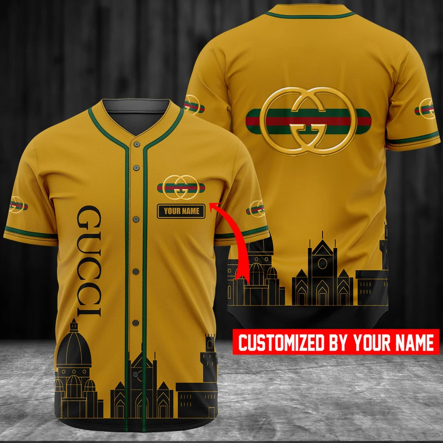 Buy personalized gucci baseball jersey shirt luxury clothing clothes sport outfit for men women 33 mte