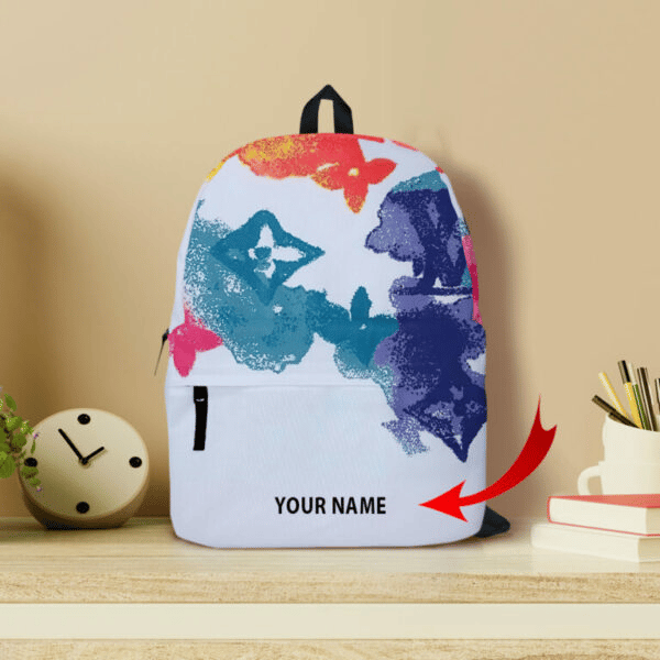 Louis vuitton multicolor customized all-over-printed backpack