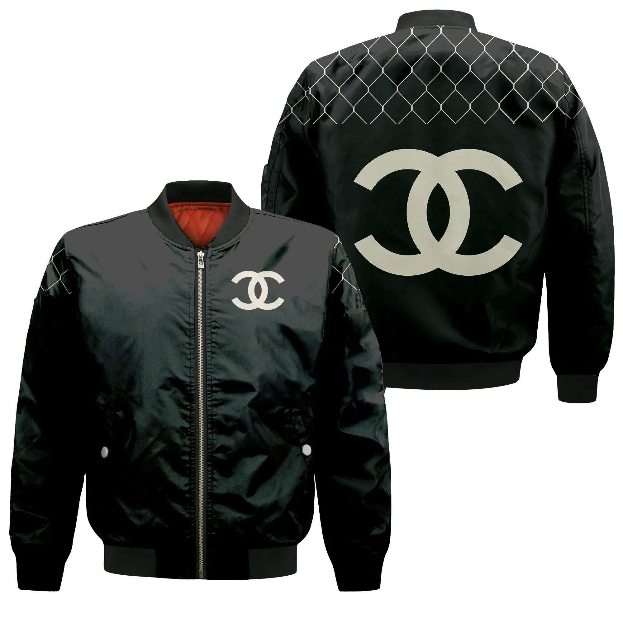 
                chanel bomber jacket fashion luxury brand clothing clothes outfit for men women
            
