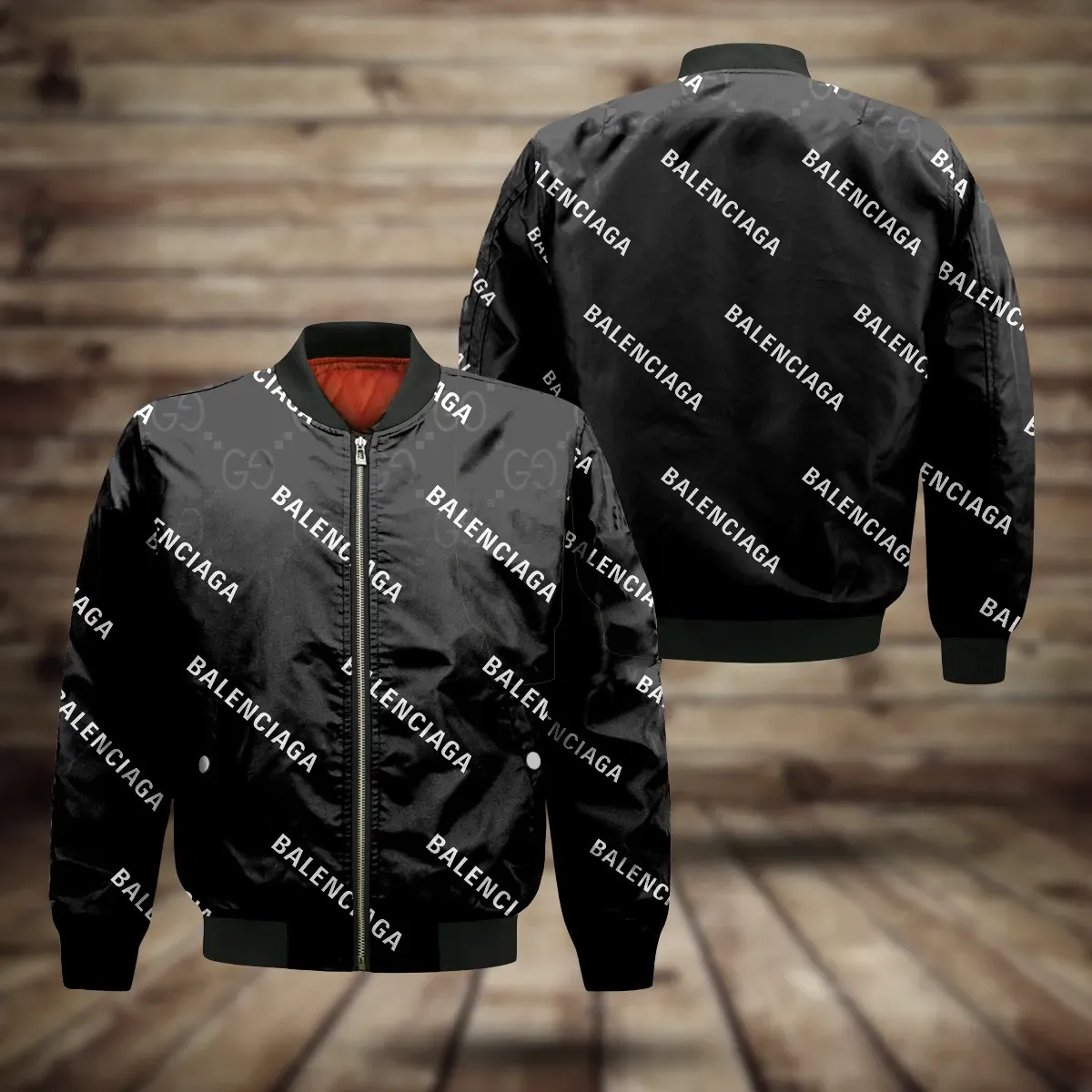 
                gucci balenciaga bomber jacket luxury brand clothing clothes outfit for men
            