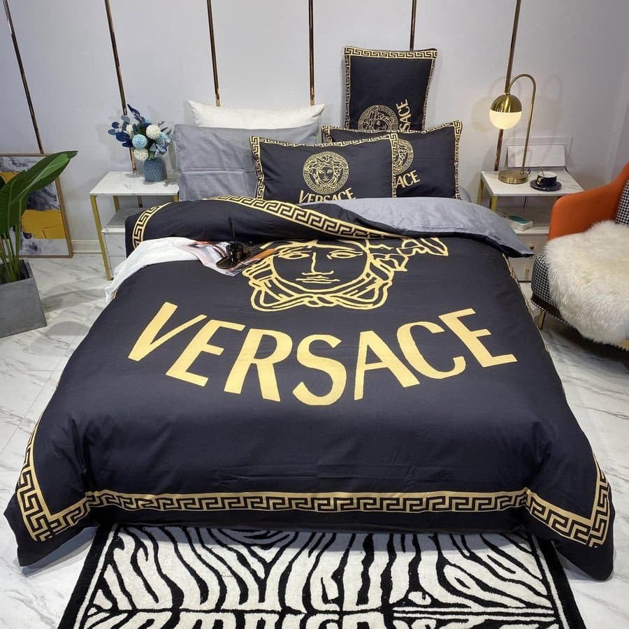 Luxury brand fashion bedding set premium duvet cover special gift home decor 363